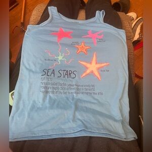 Cat & Jack Blue Sea Stars Tank Top
